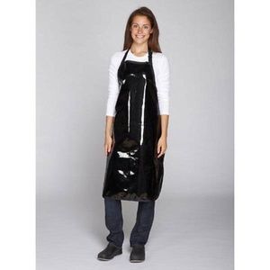 Stylist Wear Black Hairdressing/Pet Grooming Waterproof Vinyl Bib Apron
